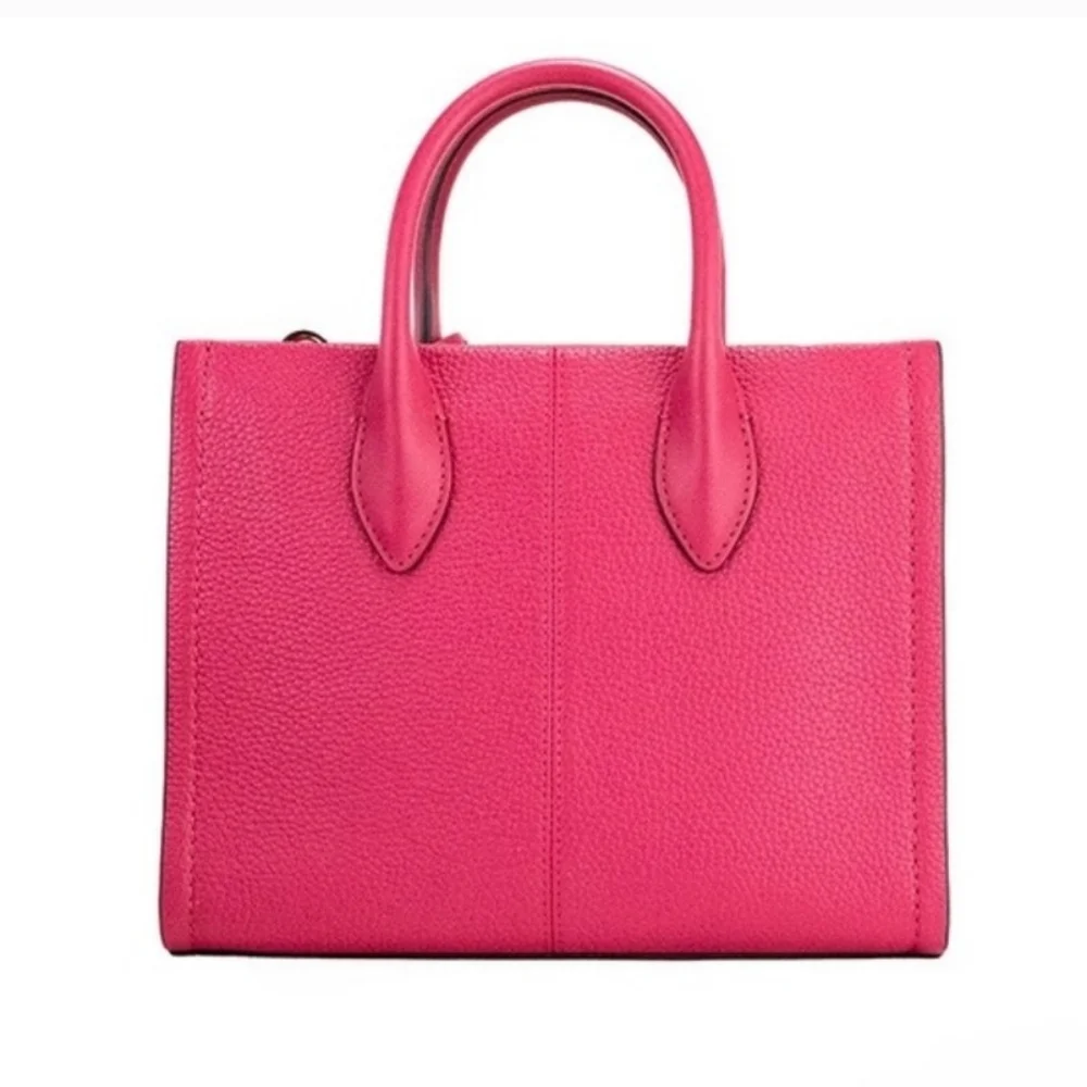 NWT Michael Kors Mirella Small Top Zip Shopper Tote Crossbody tote electric Pink